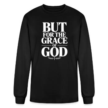 But For The Grace Of God - Men's Long Sleeve T-Shirt - black - Front