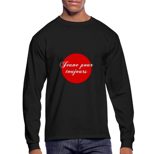 Jeune pour toujours - Men's Long Sleeve T-Shirt