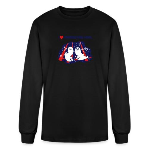 I Love Clubbing Seals - Men's Long Sleeve T-Shirt