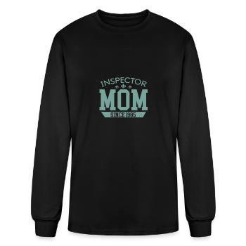 Inspector Mom - Men's Long Sleeve T-Shirt - black - Front