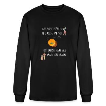 All Over The Place - Men's Long Sleeve T-Shirt - black - Front