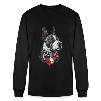 Bull Terrier - Men's Long Sleeve T-Shirt - black - Front