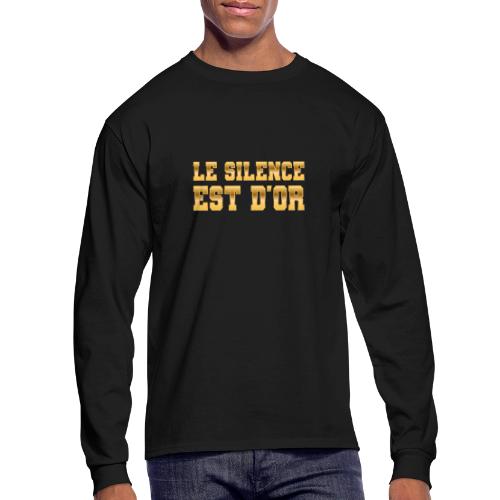 Le silence est d'or - Men's Long Sleeve T-Shirt