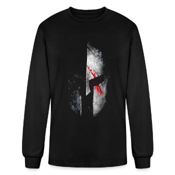 Spartan - Men's Long Sleeve T-Shirt - black - Front