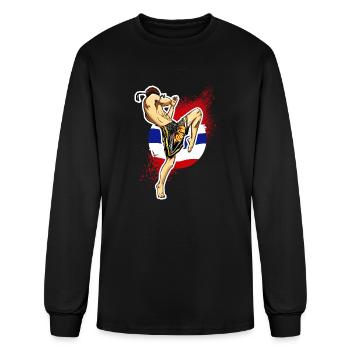 Muay Thai - Men's Long Sleeve T-Shirt - black - Front