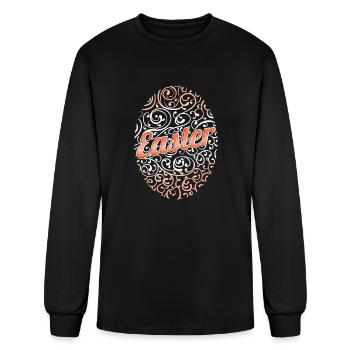 Ornaments Egg On Easter - Men's Long Sleeve T-Shirt - black - Front