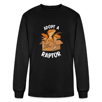 Adopt A Raptor - Men's Long Sleeve T-Shirt - black - Front