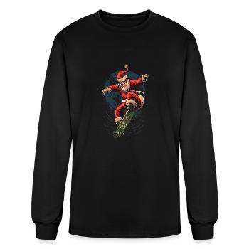 Santa Claus - Men's Long Sleeve T-Shirt - black - Front