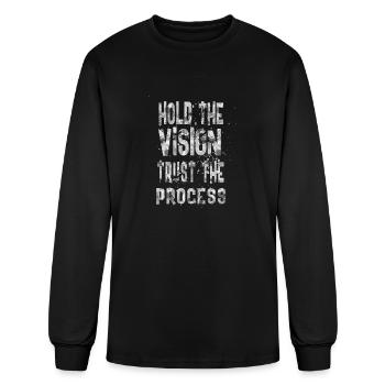 hold the vision - Men's Long Sleeve T-Shirt - black - Front