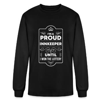 Inn Barman Celebrate Gastronomy - Men's Long Sleeve T-Shirt - black - Front