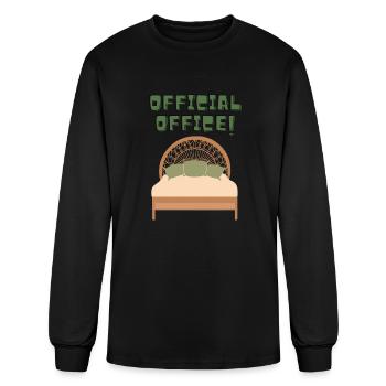 Official Office - Men's Long Sleeve T-Shirt - black - Front