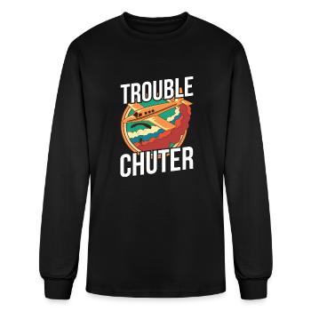 Skydiving Pun For A Skydiver - Men's Long Sleeve T-Shirt - black - Front