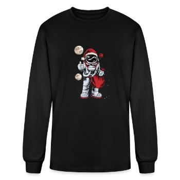 Santa Claus - Men's Long Sleeve T-Shirt - black - Front