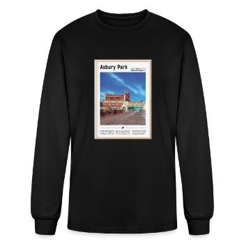 Asbury Park - Men's Long Sleeve T-Shirt - black - Front
