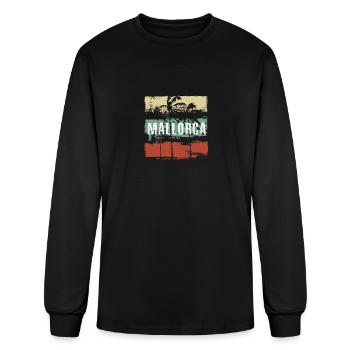 Mallorca Spain Majorca Artistic Vacation Souvenir - Men's Long Sleeve T-Shirt - black - Front