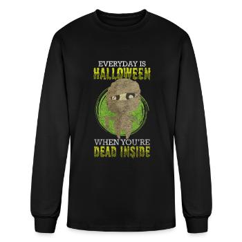 Pharaoh Bandage Undead King - Men's Long Sleeve T-Shirt - black - Front