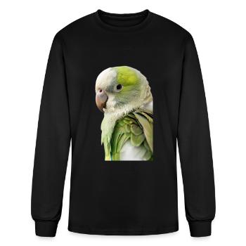 Parrot - Men's Long Sleeve T-Shirt - black - Front