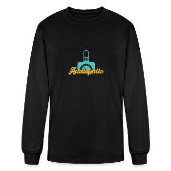 Audiophile for SoundEngineer Hi-Fi Lovers - Men's Long Sleeve T-Shirt - black - Front