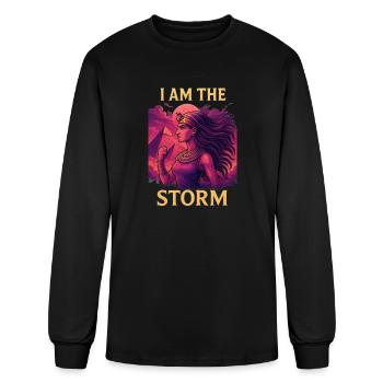 Strength in Simplicity" - Men's Long Sleeve T-Shirt - black - Front