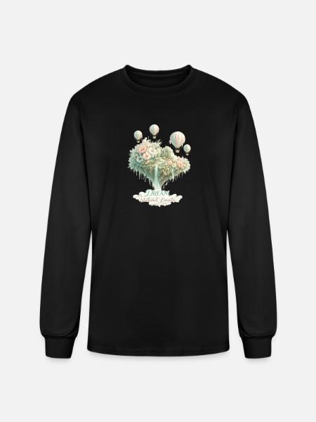 Dream Without Limits Float - Men's Long Sleeve T-Shirt - black