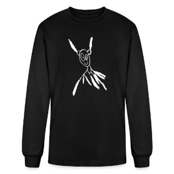 Child's Alien - white - Men's Long Sleeve T-Shirt - black - Front