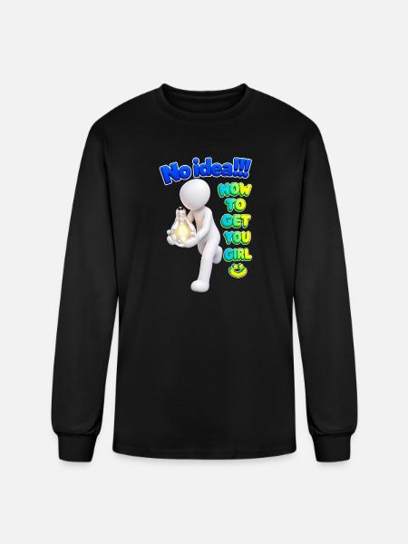 No Idea - Men's Long Sleeve T-Shirt - black