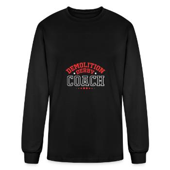 Demolition Derby Race Car Demo Derby Coach - Men's Long Sleeve T-Shirt - black - Front