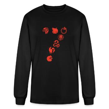 Seven Deadly Sins - Men's Long Sleeve T-Shirt - black - Front