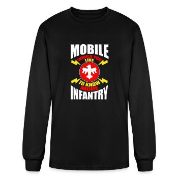 Starship Troopers Mobile Infantry - Men's Long Sleeve T-Shirt - black - Front