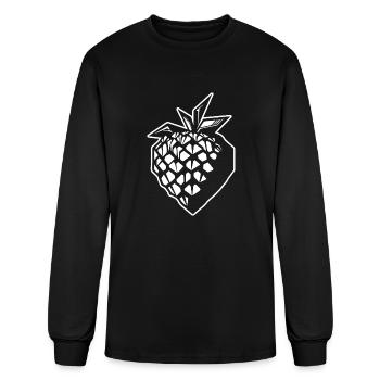 Strawberry Fruit Berries - Men's Long Sleeve T-Shirt - black - Front