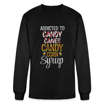 Gâterie au chocolat pour enfants - T-shirt à manches longues Homme - noir - Devant