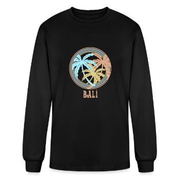 Bali - Men's Long Sleeve T-Shirt - black - Front