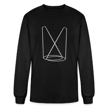 lamp stage 2 spotlight - Men's Long Sleeve T-Shirt - black - Front