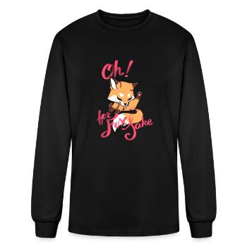 Oh For Fox sake - Men's Long Sleeve T-Shirt - black - Front