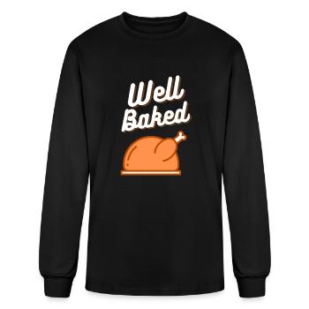 Well Baked - Men's Long Sleeve T-Shirt - black - Front
