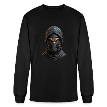 Ninja - Men's Long Sleeve T-Shirt - black - Front