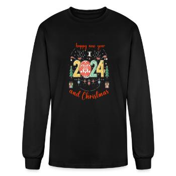 Happy New Year 2024 Disney Star Wars Christmas Xma - Men's Long Sleeve T-Shirt - black - Front