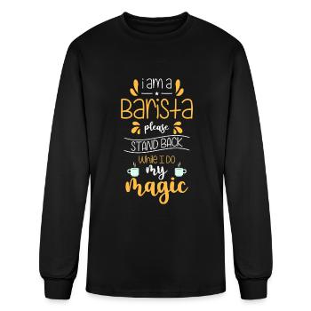 Espresso Morning Grouch - Men's Long Sleeve T-Shirt - black - Front