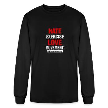 Extra Fries Exercise - Men's Long Sleeve T-Shirt - black - Front