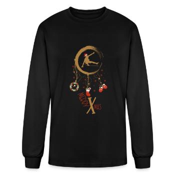 Winter dreamcatcher Christmas Slackliner - Men's Long Sleeve T-Shirt - black - Front
