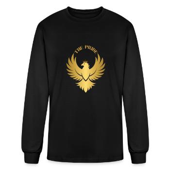 Golden eagle for eagle lover - Men's Long Sleeve T-Shirt - black - Front