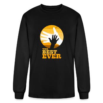 The Best Ever - Men's Long Sleeve T-Shirt - black - Front