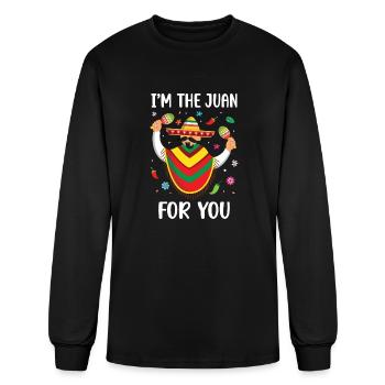 I m The Juan For You Cinco De Mayo - Men's Long Sleeve T-Shirt - black - Front