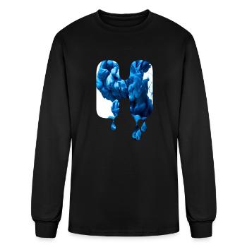 H character - Men's Long Sleeve T-Shirt - black - Front
