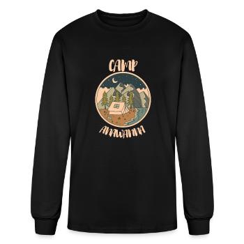 salute your shorts camp anawanna, budnick - Men's Long Sleeve T-Shirt - black - Front