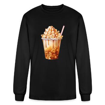 Caramel Popcorn Shake - Men's Long Sleeve T-Shirt - black - Front