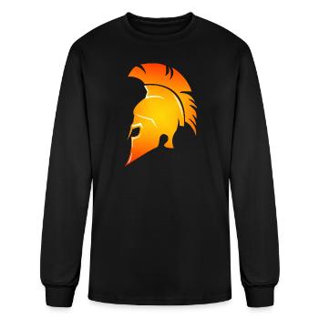 VIKING HELMET - Men's Long Sleeve T-Shirt - black - Front