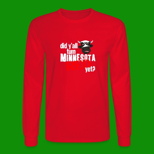 Turn Minnesota Red - Men's Long Sleeve T-Shirt