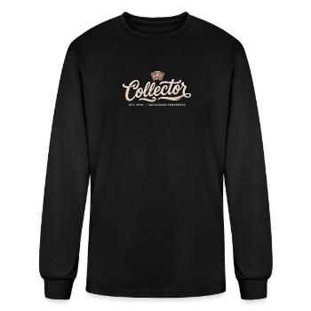 Card Collector  - Men's Long Sleeve T-Shirt - black - Front