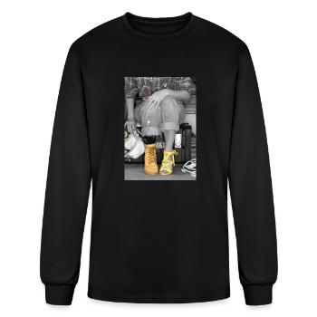 Boots, Heels and LIPSTICK - Men's Long Sleeve T-Shirt - black - Front